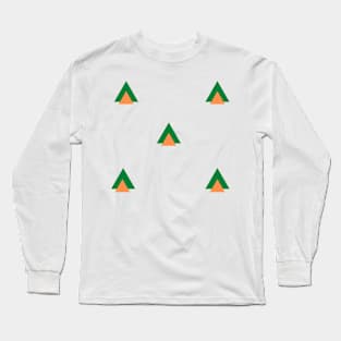 Fall Leaves Abstract Long Sleeve T-Shirt